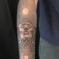 Arm Black & Grey Dotwork Geometric/Mandala Realistic/Realism Tattoo