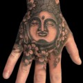 Black & Grey Hand Religious/Spiritual Tattoo